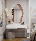 ELEGANCKA TOALETKA WISZĄCA MIKA 110 CM 2 SZUFLADY DO SYPIALNI BIAŁY MAT ELEGANCKA TOALETKA WISZĄCA MIKA 110 CM 2 SZUFLADY DO SYPIALNI BIAŁY MAT