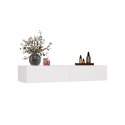 ELEGANCKA TOALETKA WISZĄCA MIKA 110 CM 2 SZUFLADY DO SYPIALNI BIAŁY MAT ELEGANCKA TOALETKA WISZĄCA MIKA 110 CM 2 SZUFLADY DO SYPIALNI BIAŁY MAT