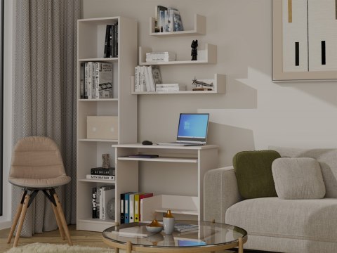 KOMPLET 3 PÓŁEK ŚCIENNYCH WISZĄCYCH MOBI KOLOR: KASZMIR