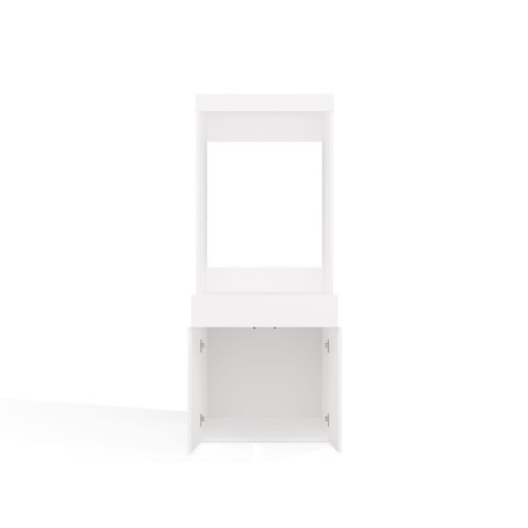 SZAFKA ŁAZIENKOWA REGAŁ SŁUPEK NA PRALKĘ LUB SUSZARKĘ POLA TWIN BIAŁY MAT