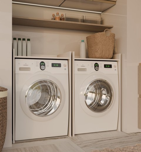 REGAŁ ŁAZIENKOWY NA PRALKĘ SZAFKA POLA KOLOR: KASZMIR