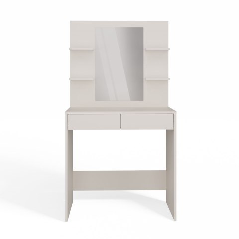 ELEGANCKA TOALETKA KOSMETYCZNA Z LUSTREM MARINA 4 PÓŁKI KOLOR: KASZMIR