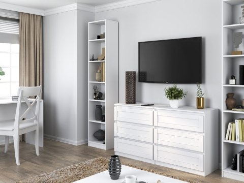 KLASYCZNA WITRYNA PAFOS W40 DO BIURA POKOJU SALONU BIAŁY MAT