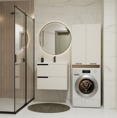 SZAFKA REGAŁ ŁAZIENKOWY NAD PRALKĘ POLA KASZMIR BEŻ