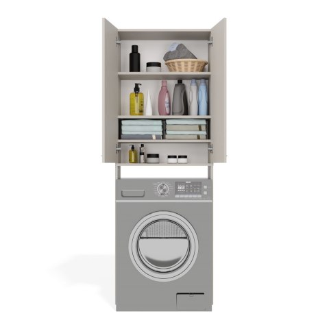 SZAFKA REGAŁ ŁAZIENKOWY NAD PRALKĘ POLA KASZMIR BEŻ