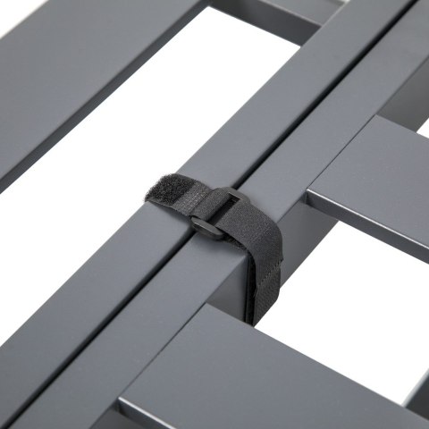 KOMFORTOWY ZESTAW MEBLI OGRODOWYCH MARBELLA STOLIK SOFA NAROŻNIK SZARY