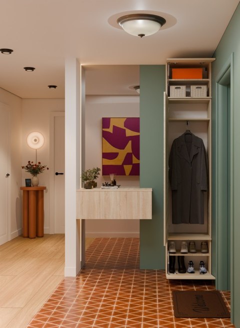 GARDEROBA HAGA DO PRZEDPOKOJU SZAFA DĄB SONOMA