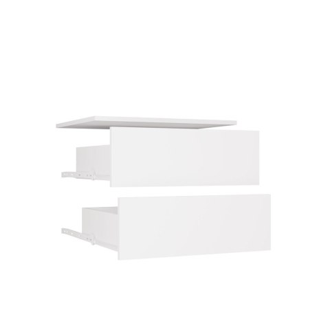 MODUŁ SZUFLAD OPENO DO GARDEROBY 2 SZUFLADY BIAŁY MAT