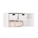 NADSTAWKA OPENO 100CM MODUŁOWA PÓŁKA DO GARDEROBY SYPIALNI BIAŁY MAT