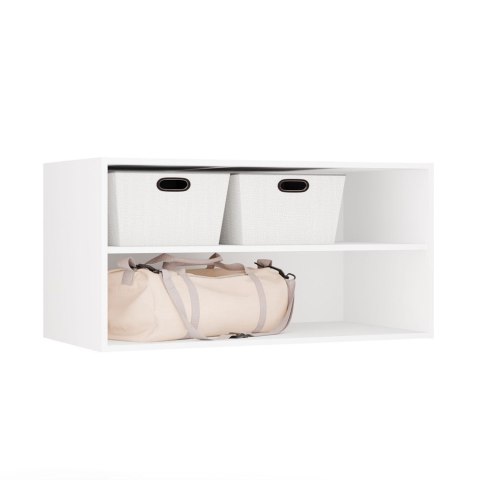 NADSTAWKA OPENO 100CM MODUŁOWA PÓŁKA DO GARDEROBY SYPIALNI BIAŁY MAT