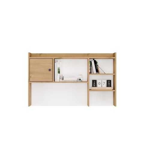 NADSTAWKA DO BIURKA 120CM DRZWI PÓŁKI DĄB ARTISAN