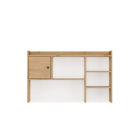 NADSTAWKA DO BIURKA 120CM DRZWI PÓŁKI DĄB ARTISAN