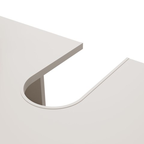 WISZĄCA SZAFKA POD UMYWALKĘ TIGO 2 SZUFLADY RYFLOWANY FRONT KOLOR: KASZMIR