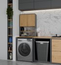 SZAFKA ŁAZIENKOWA POLA REGAŁ ŁAZIENKOWY NAD PRALKĘ DĄB ARTISAN / ANTACYT