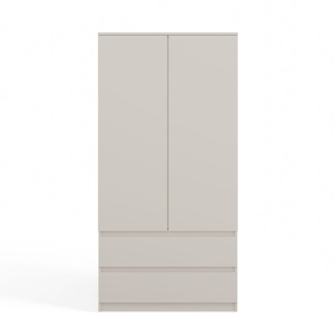 SZAFA DWUDRZWIOWA MALWA 90CM 2 SZUFLADY KOLOR: KASZMIR