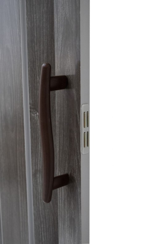 Drzwi harmonijkowe 001P DĄB GRAFIT MAT - 80 cm Drzwi harmonijkowe 001P DĄB GRAFIT MAT - 80 cm