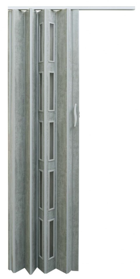 Drzwi harmonijkowe 005S BETON MAT - 80 cm Drzwi harmonijkowe 005S BETON MAT - 80 cm