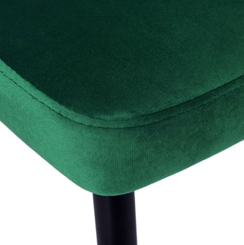 Krzesło LINCOLN VELVET tapicerowane ciemnozielony aksamit Krzesło LINCOLN VELVET tapicerowane ciemnozielony aksamit